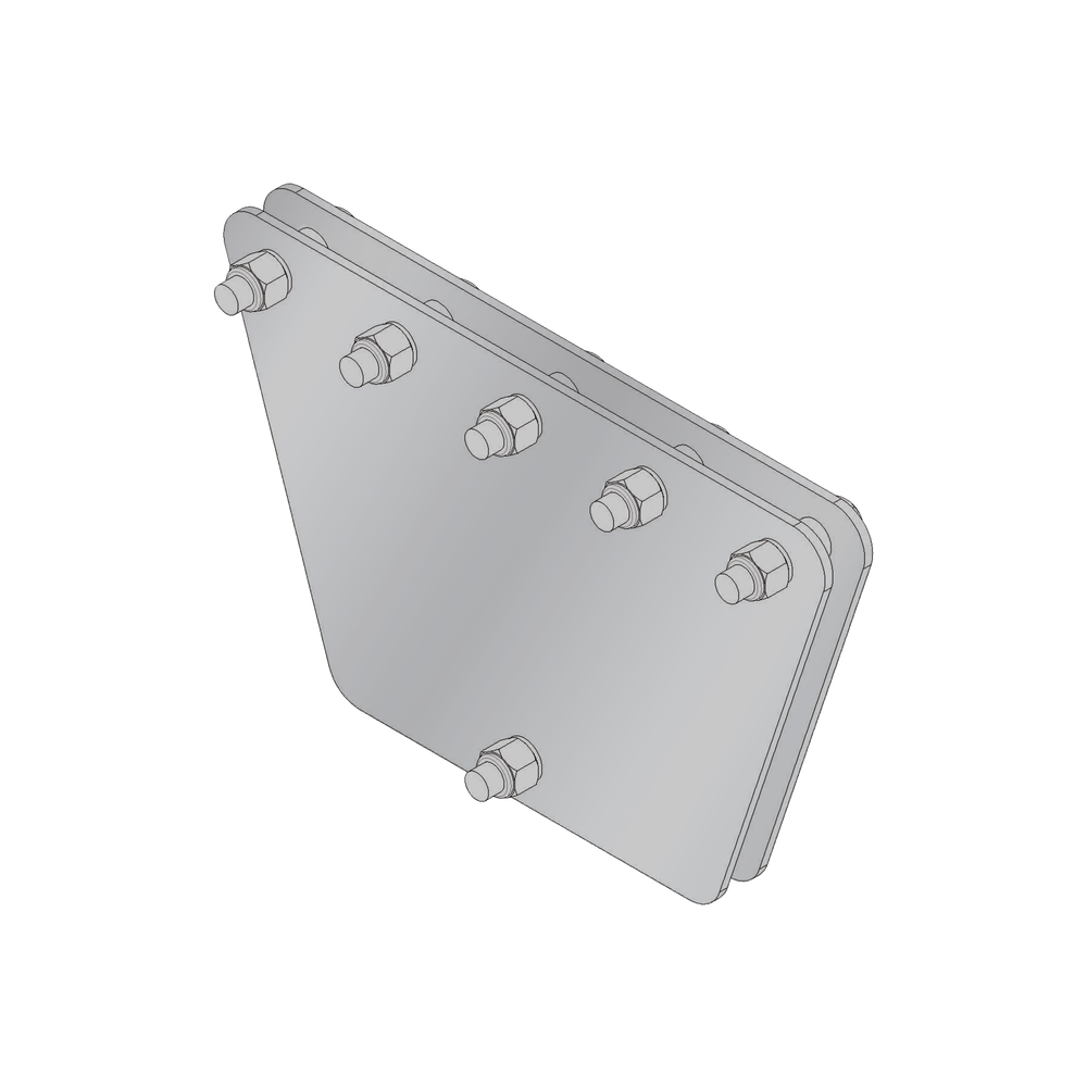 SP303050G SYSCOM TOWERS Equalizer Plate with Screws and Separators for 5 Guyed Wires.