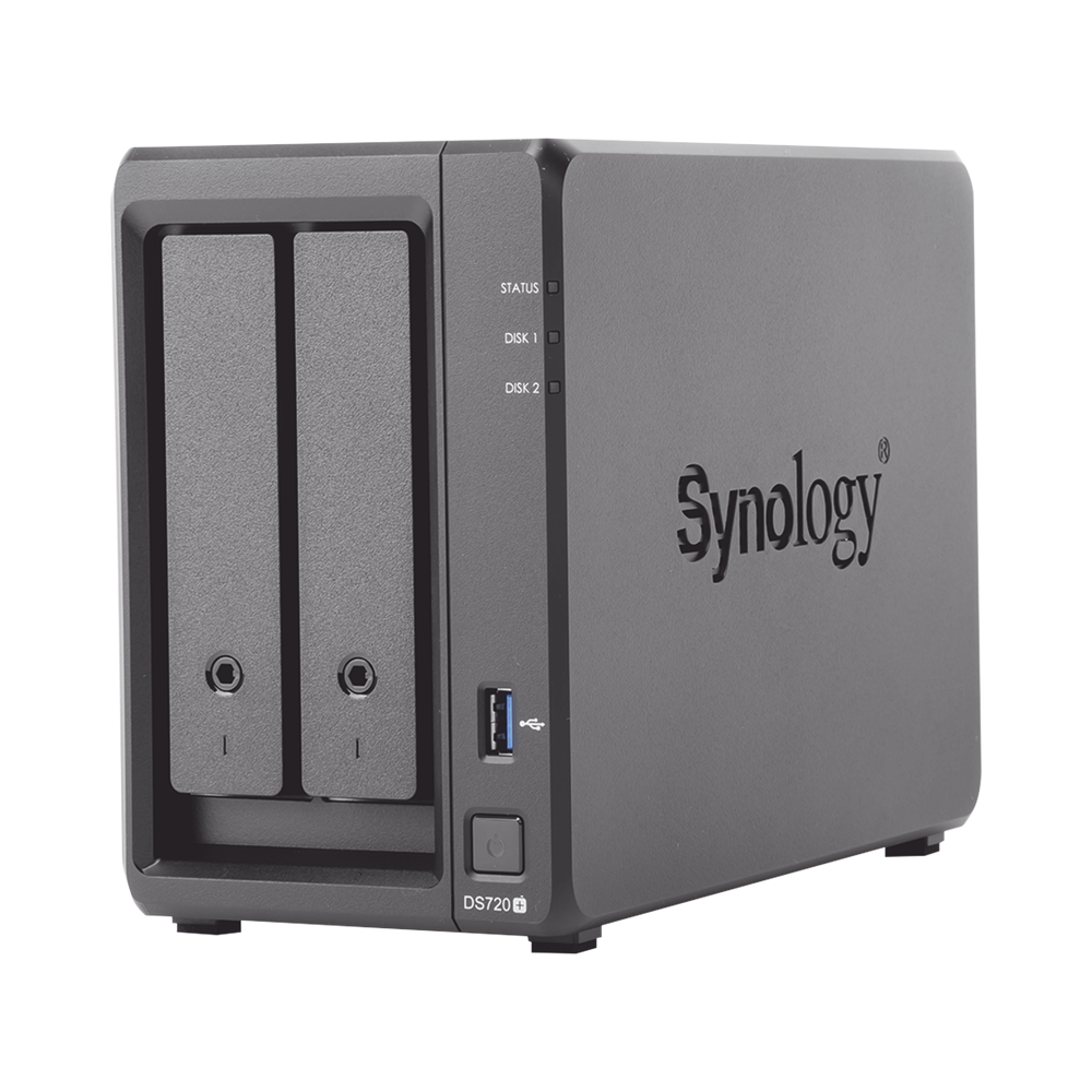 DS720PLUS SYNOLOGY Desktop NAS Server of 2 Expandable Internal Bays up to 7 Bays (16T