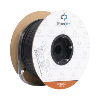 EF100LC LINKEDPRO BY EPCOM 328 ft (100 m) Drum of Fiber Optic Single-mode with LC-LC