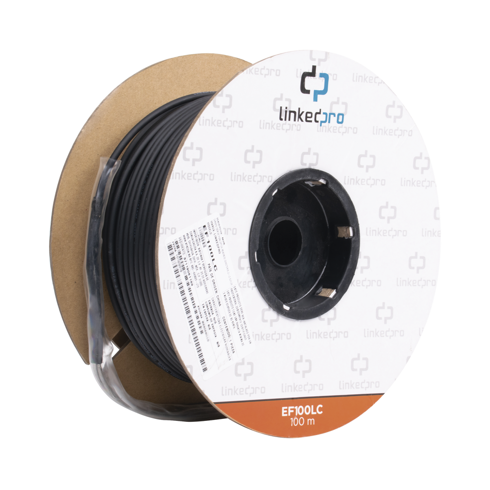 EF100LC LINKEDPRO BY EPCOM 328 ft (100 m) Drum of Fiber Optic Single-mode with LC-LC