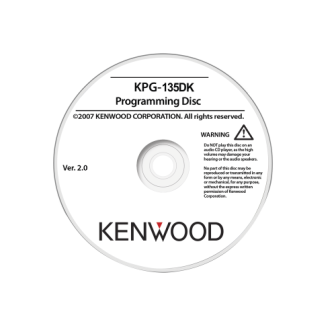 KPG135DK KENWOOD Programming Software and setting in Windows. for TK7360HK TK8360HK T