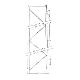 TTRSL100 ROHN 100 ft Safety Cable System for Towers RSL Series TTRSL-100