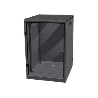 SR1928FV2 EPCOM INDUSTRIAL 19  16U Floor Cabient with Acrylic Door with Standard Rack