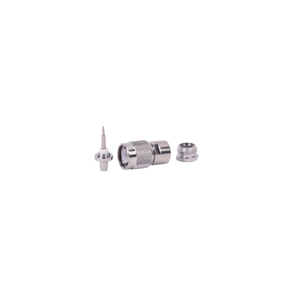 RFT1204 RF INDUSTRIES LTD TNC Straight Male Connector to Clamp on RG-58/U and Group C