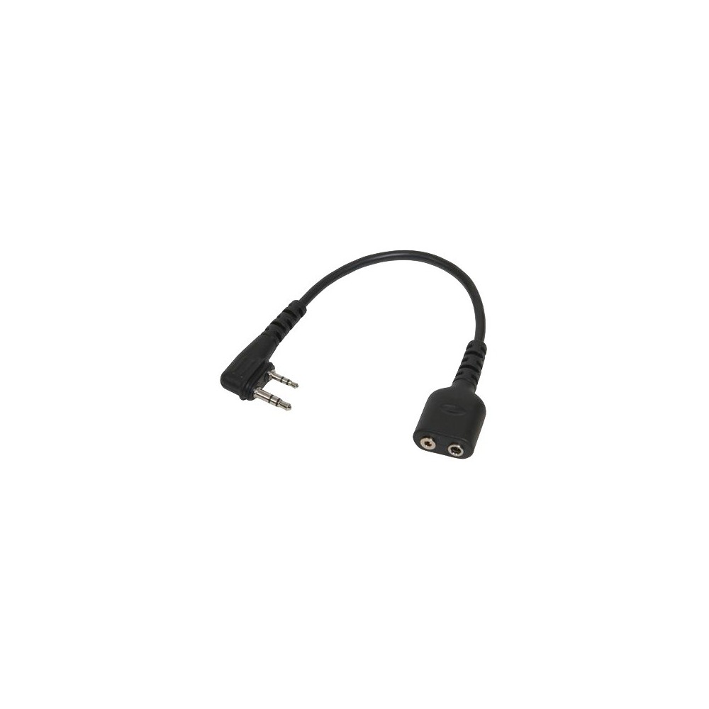 OPC2144 ICOM Slim L-type Plug Adapter Cable - Regular 2-pin Connectors - For ICOM HM-