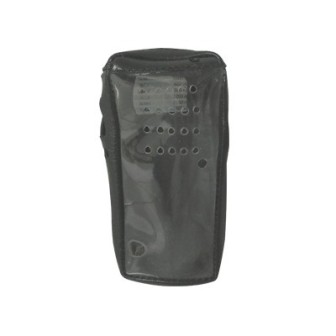 FSF1424T Syscom Reinforced Leather Case with Strong Clear Plastic Front Cover Easily