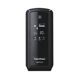 CYBERPOWER CP850PFCLCD 850VA / 510W UPS Sine Wave Output (PFC) L