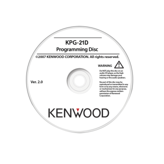 KPG21D KENWOOD Programming Software for Radios and Repeaters KENWOOD for Models TKB-7