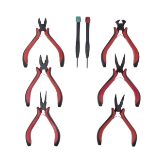 EPNTK8 EPCOM POWERLINE Set of 6 Mini Pliers and 2 Jeweller Type Screwdrivers. EPNTK8