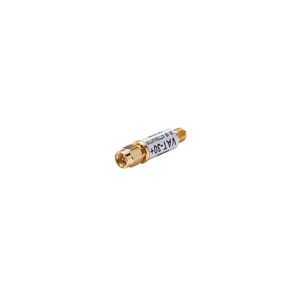 VAT30 MINI CIRCUITS 30 dB Direct Attenuator 0.5 Watt DC-6 GHz SMA Male-Female Connect