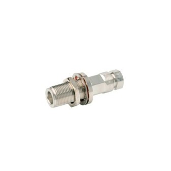 F1PNFBHC ANDREW / COMMSCOPE Type N Female Bulkhead for 1/4  FSJ1-50A Cable F1PNF-BHC