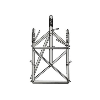 RSB07 ROHN Short Base for section 7 for Self Supporting Towers RSL Series RSB-07