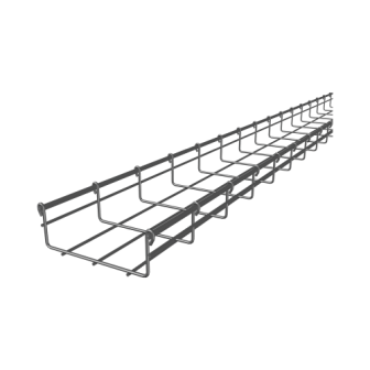 CH54150EZ CHAROFIL Wire Mesh Cable Tray Electro Galvanized up to 129 Cat6 Cables Sect