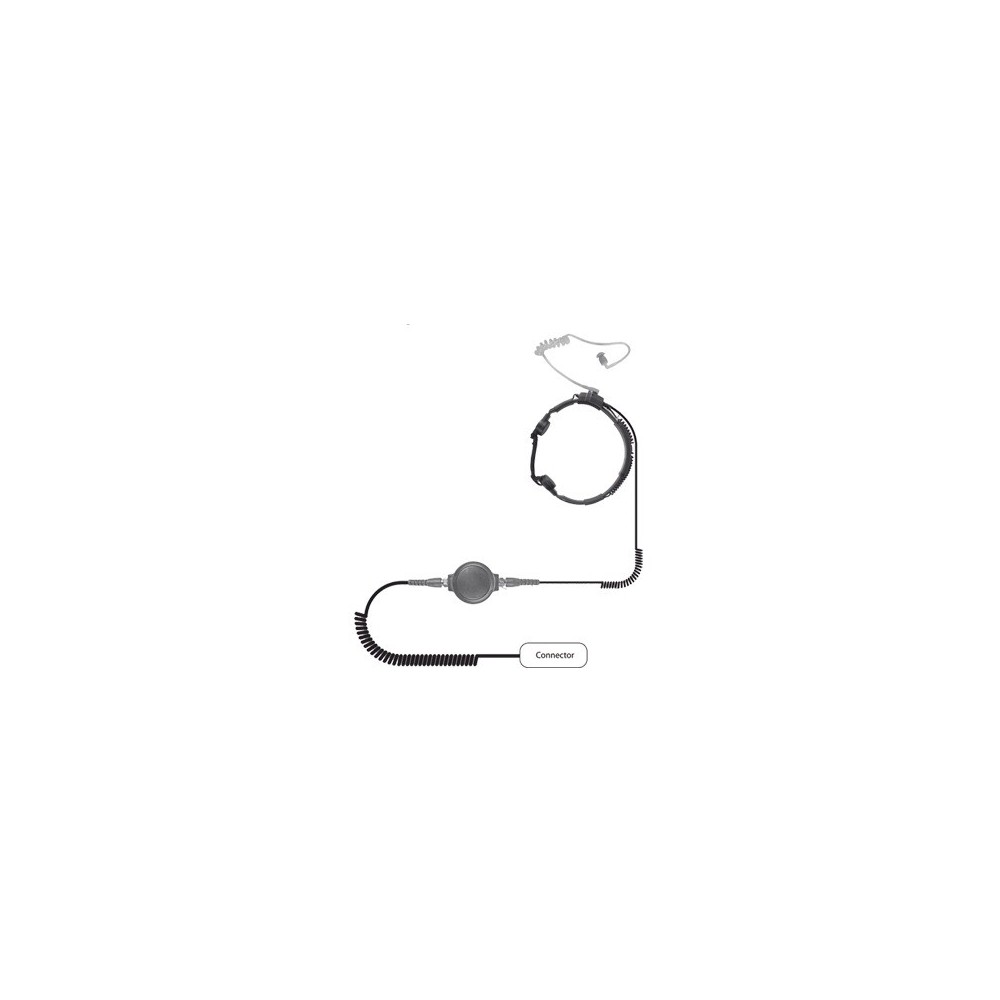 SPM1500ILS PRYME Throat microphone Heavy Duty w /ICOM ICF11/ ICF-14/ ICF-3021 / 4021/