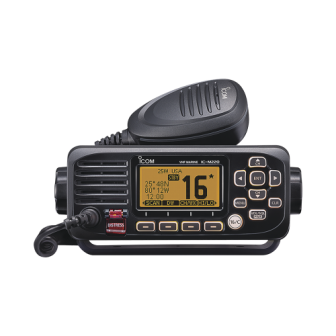 ICM220 ICOM VHF Marine Mobile Transceiver Easy-to-Read Full Dot-Matrix Display Detach