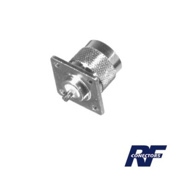 RFN10411 RF INDUSTRIES LTD N Male Connector for panel Mount with 4 Hole at 18 mm. RFN