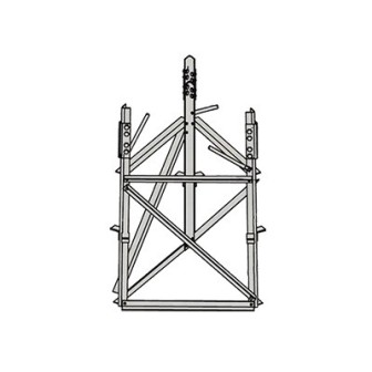 RSB08 ROHN Short Base for section 8 for Self Support Towers RSL Series RSB-08