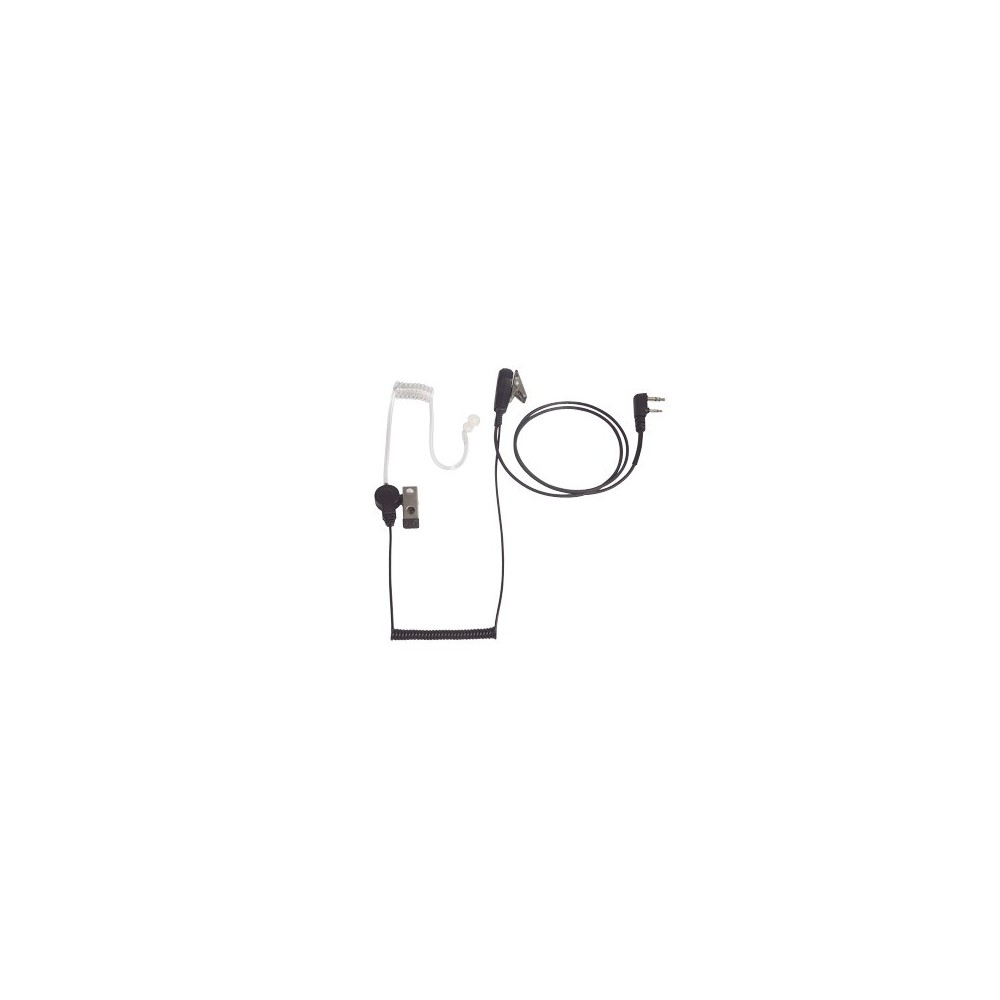 Syscom EHI1A Lapel Microphone - Earphone with Clear Acoustic Tub