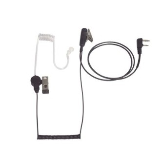 Syscom EHI1A Lapel Microphone - Earphone with Clear Acoustic Tub