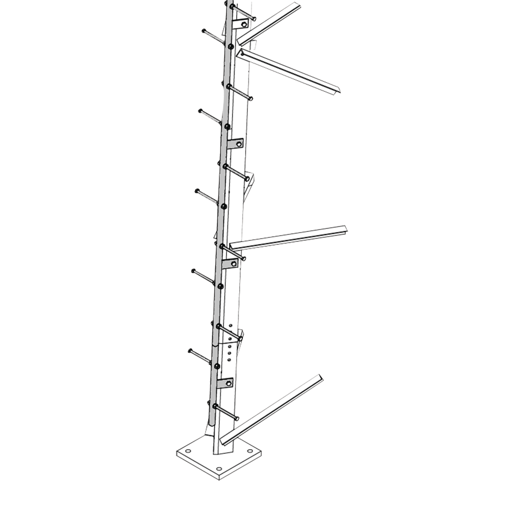 TRYST140S310LAD Trylon Step Bolt Ladder for TRY-ST-140-S310 Tower