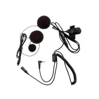 SPM802F PRYME Microphone with Boom for Open Helmet for VERTEX Radios VX-10/ 300/ 400/