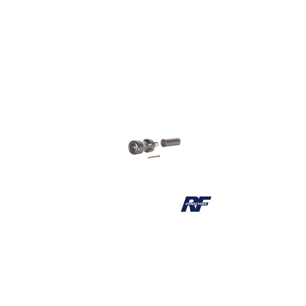 RSB4000B RF INDUSTRIES LTD SMB Male Connector for RG-174/U cable. RSB-4000-B