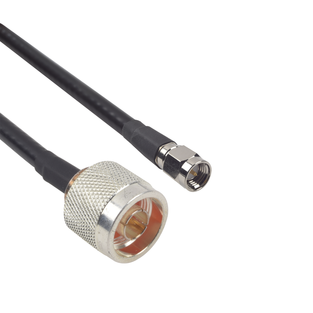 CBL2402FTS1N1 PCTEL 2 ft PFP-240 cable with N Male and SMA Male connectors. CBL-240-2