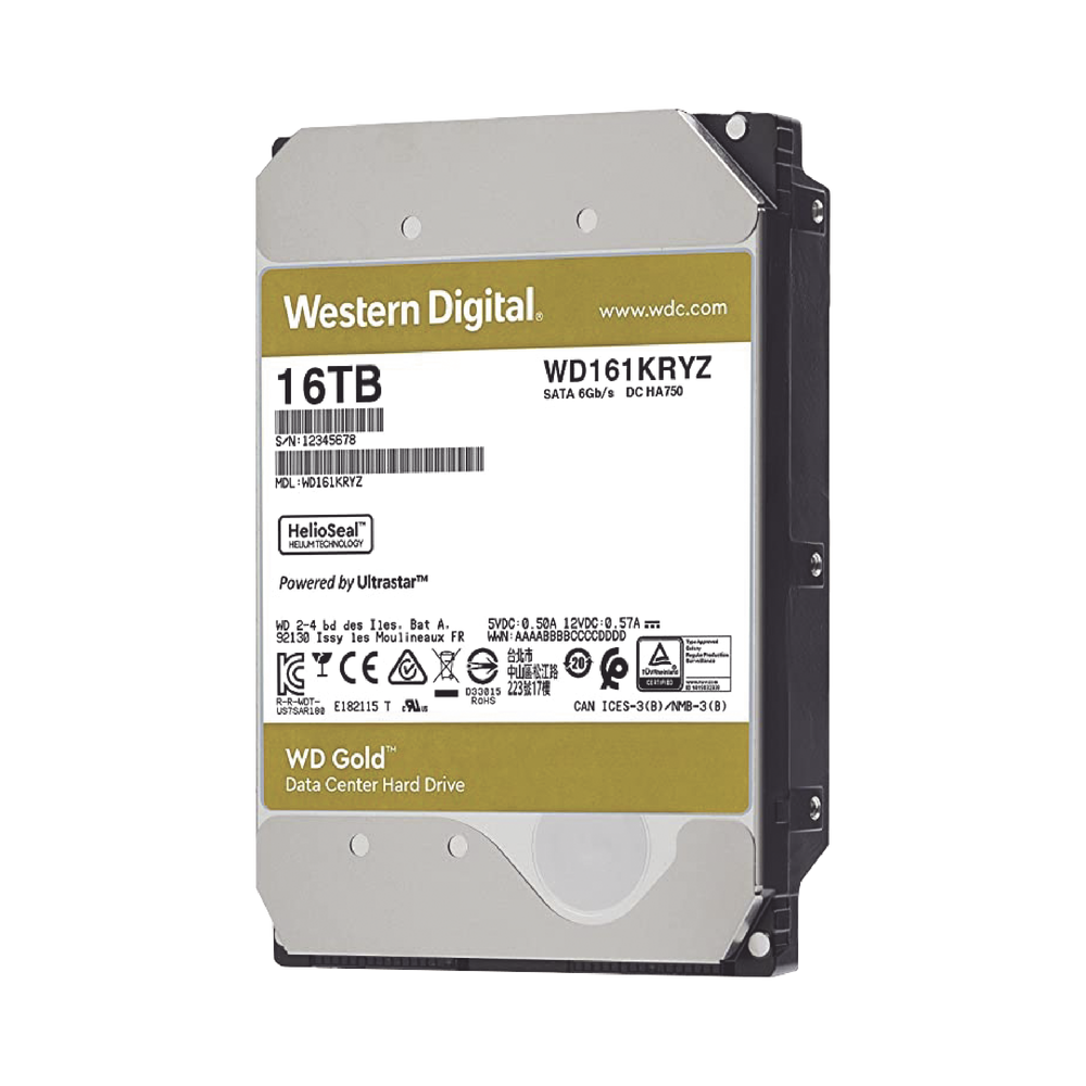 WD161KRYZ Western Digital (WD) 3.5-inch Helium Platform Enterprise 16 TB Hard Drive W