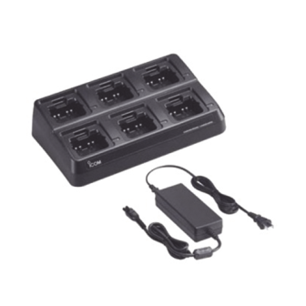 ICOM BC214N Standard Desktop Multi-Charger Inserts 6 ICOM Portab