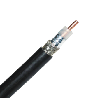 991344FT BELDEN 44 ft - Coaxial Cable RG-8/U Type 10 AWG Solid 0.108   Bare Copper Co