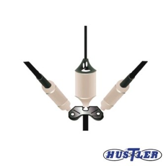 VP1 HUSTLER Hustler Tri-Band Adapter for HF Mobile 3/8 x 24 Masts