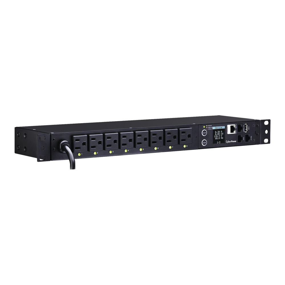 CYBERPOWER PDU41001 Switched PDU for Energy Distribution with 8