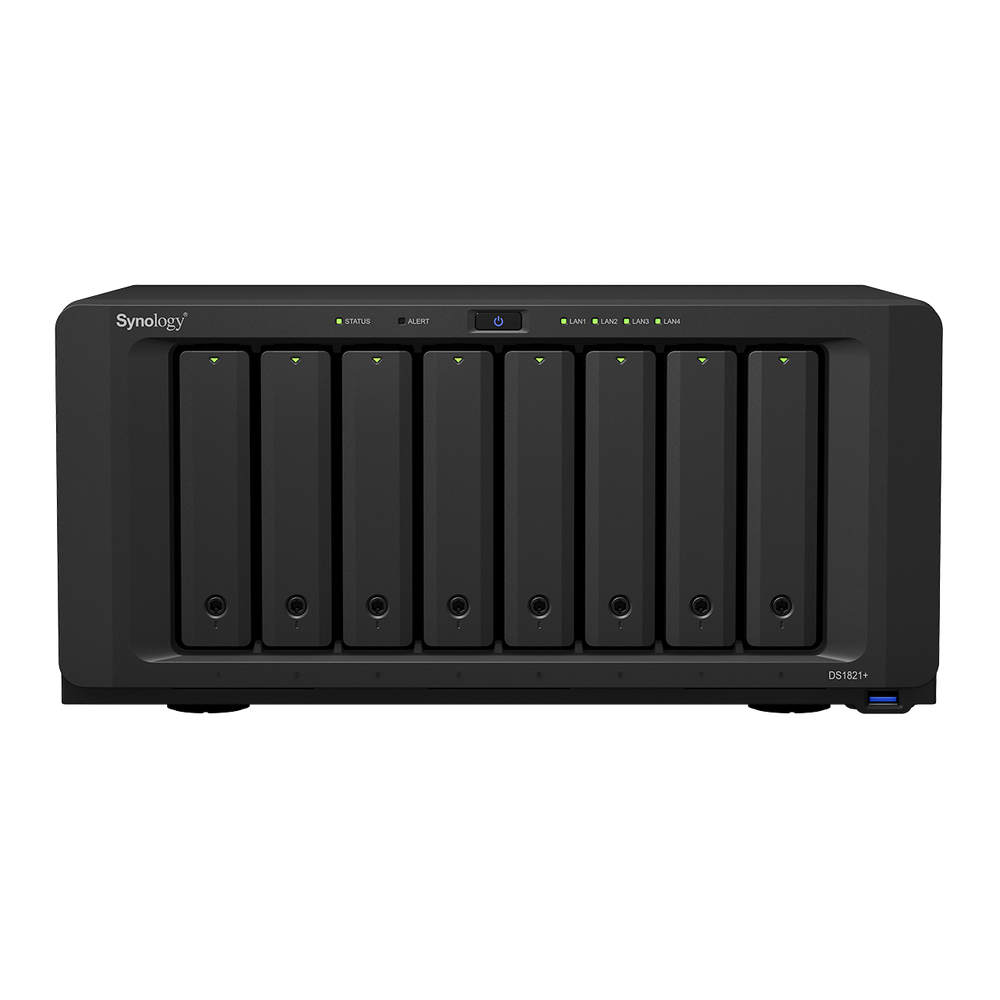 DS1821PLUS SYNOLOGY Desktop NAS Server with 8 Bays with 4 GB of RAM Storage Capacity