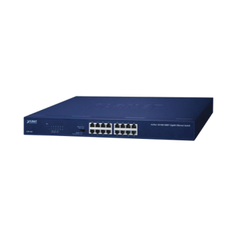 GSW1601 PLANET 16-Port 10/100/1000 Mbps Gigabit Unmanaged Switch with Extended Mode f