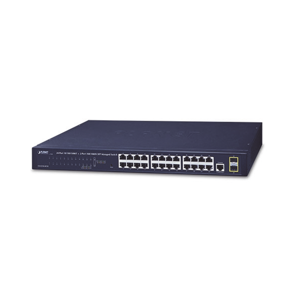 GS421024T2S PLANET 24-Port Gigabit 10/100/1000T Layer 2 Managed Switch 2 SFP 100/1000