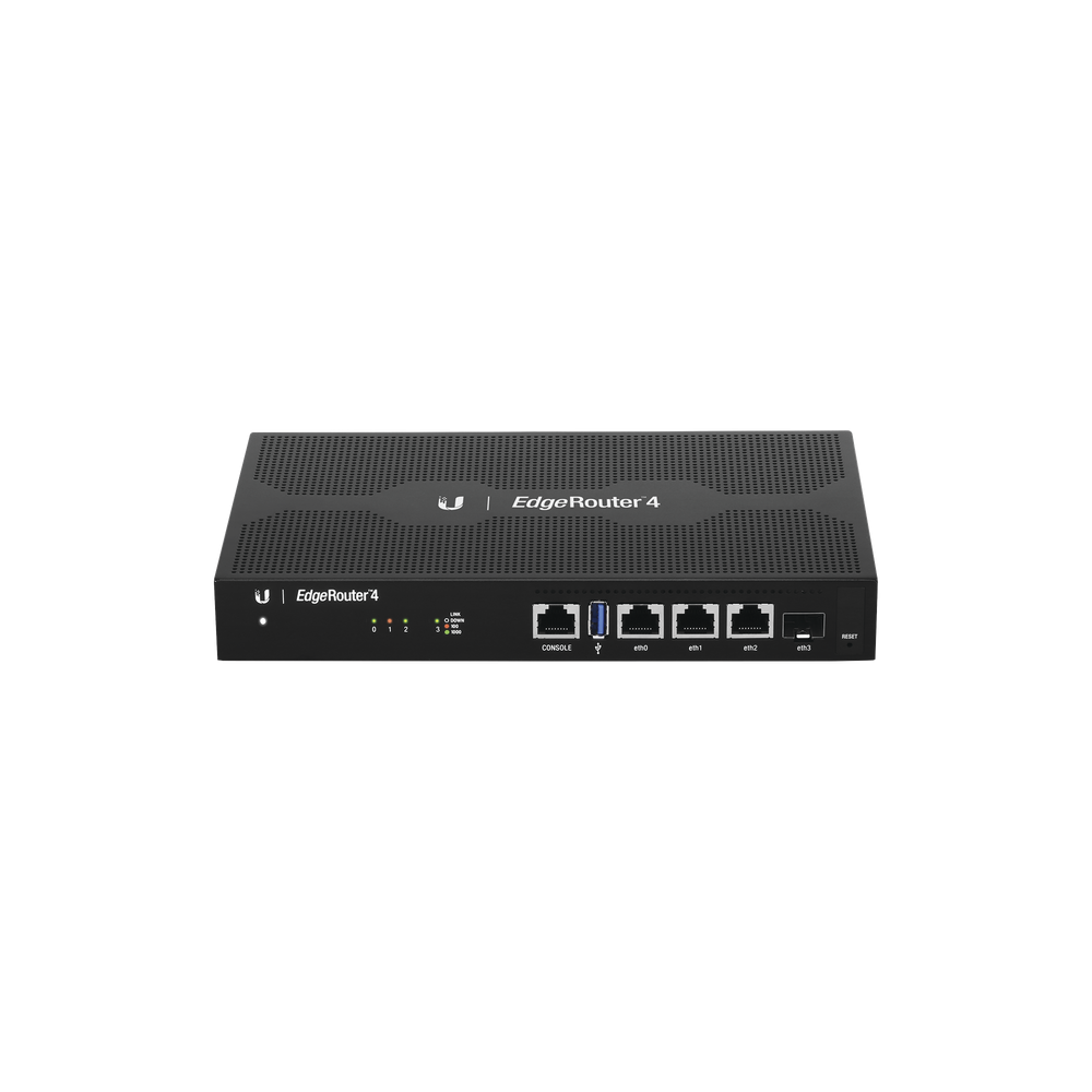 ER4 UBIQUITI NETWORKS EdgeRouter 4 3-Gigabit RJ45 Ports  1 x SFP port Advanced Ethern