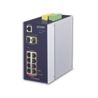 IGS10020HPT PLANET Layer 2 Managed Industrial Switch 8 Gigabit 802.3af / at PoE ports