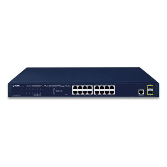 GS421016T2S PLANET 16-Port Layer 2 Managed Gigabit Ethernet Switch W/2 SFP Interfaces