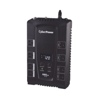 CP685AVRLCD CYBERPOWER 685VA / 390W UPS / Smart LCD Display / Automatic Voltage Regul