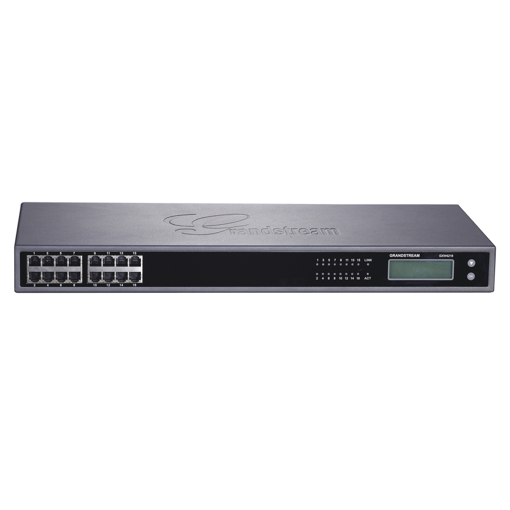 GXW4216 GRANDSTREAM Grandstream 16-Port FXS Analog VoIP Gateway 1 50-pin Telco with R