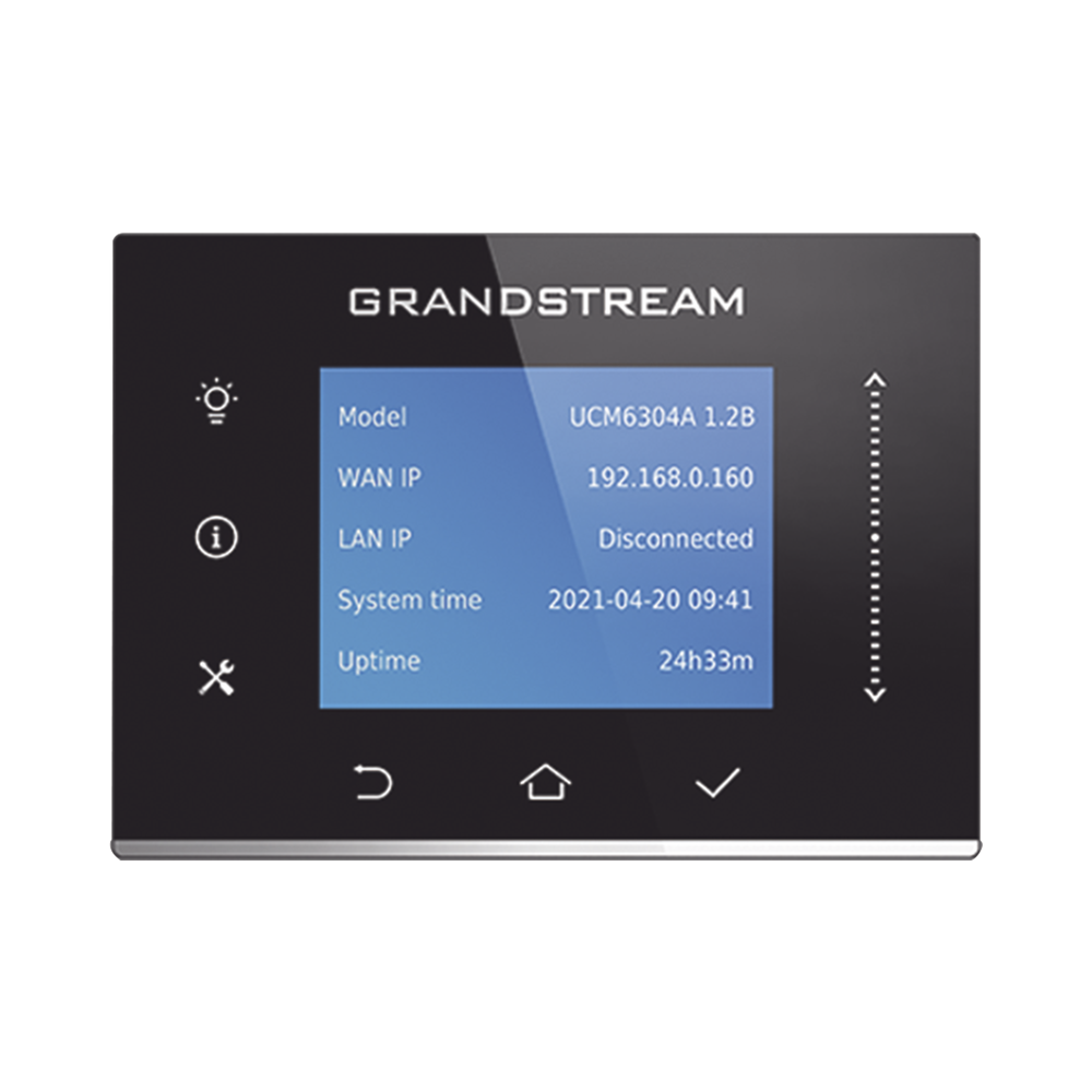 UCM6304A GRANDSTREAM IP-PBX Switch for up to 1000 users and 150 simultaneous calls 4F