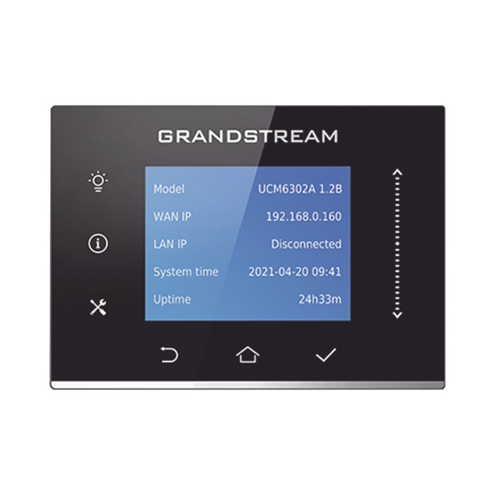 UCM6302A GRANDSTREAM Switch 500 Users and 75 Concurrent Calls 2 FXO 2FXS for Unified