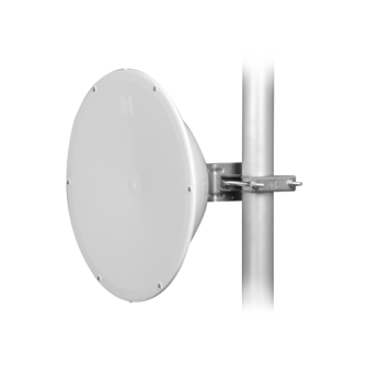 JRC24DDMIMO JIROUS Microwave Dish Antenna 1 ft 24.5 dBi 4.9 - 6.4 GHz 2xN-Female Inte