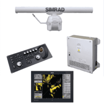00013927001 SIMRAD Radar System ARGUS band X with antenna and mon