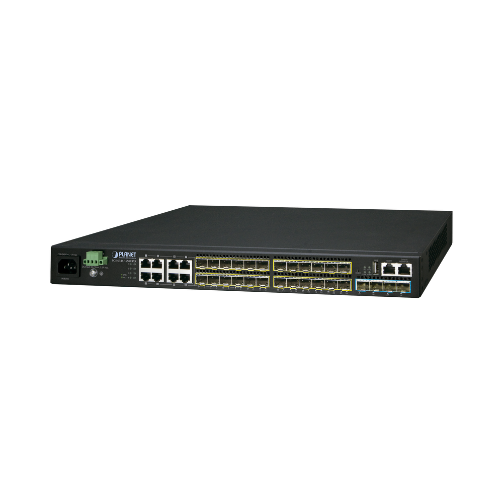 SGS634116S8C4XR PLANET Switch Managed Layer 3 16-Port 100/1000X SFP  8-Port Gigabit T