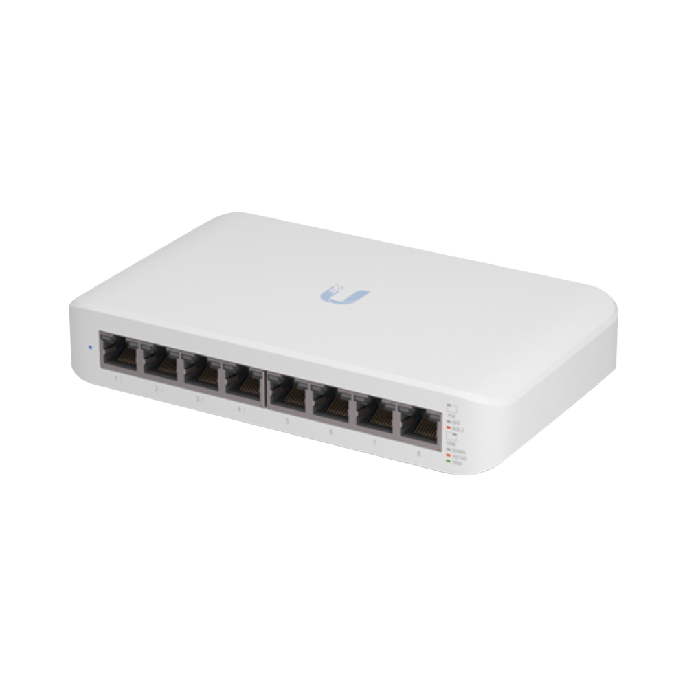 USWLITE8POE UBIQUITI NETWORKS UniFi Switch Lite 8 PoE (8) Gigabit RJ45 ports includin