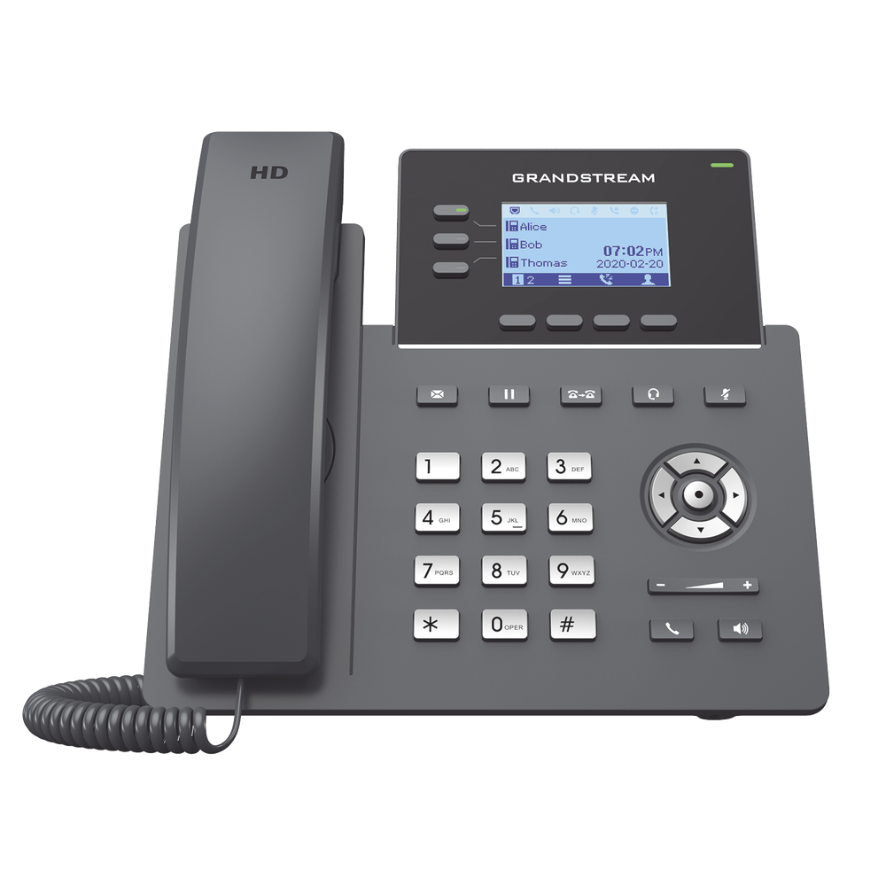 GRP2603P GRANDSTREAM Carrier-Grade IP Phone 3 lines 6 SIP accounts GRP2603P