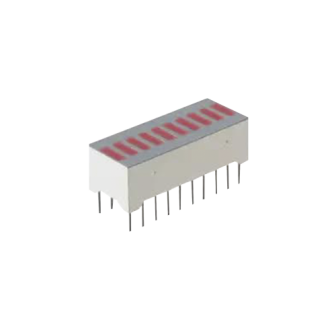 10801184ND Syscom LED Bargraph of 10 Segments Red of HI EFF LTA-1