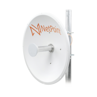 NP1GEN2 NetPoint Directional Antenna 1.96 ft Diameter 4.9-6.4 GHz Gain 30 dBi with SL