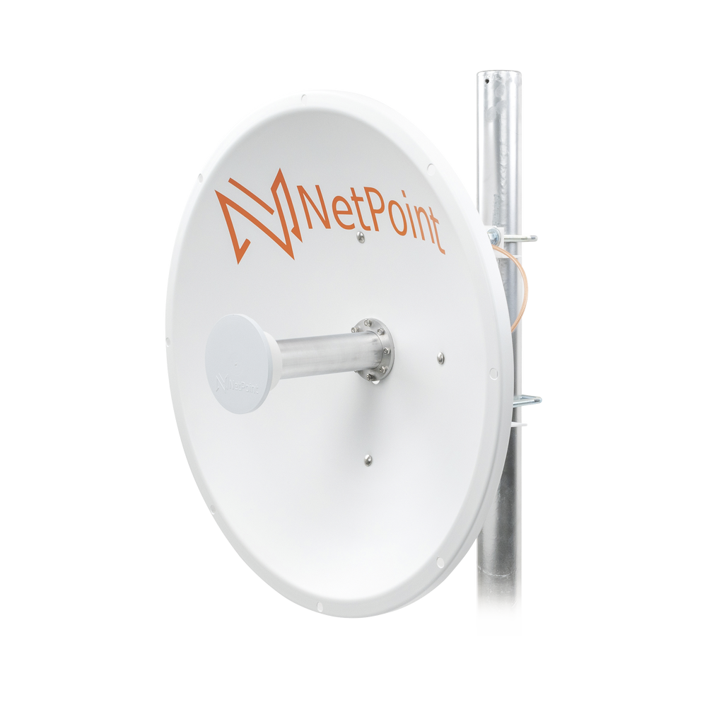 NP1GEN2 NetPoint Directional Antenna 1.96 ft Diameter 4.9-6.4 GHz Gain 30 dBi with SL